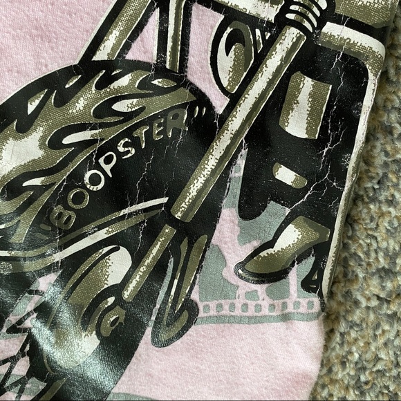 Betty Boop Pastel Y2K Graphic Mockneck Top - Picture 6 of 7